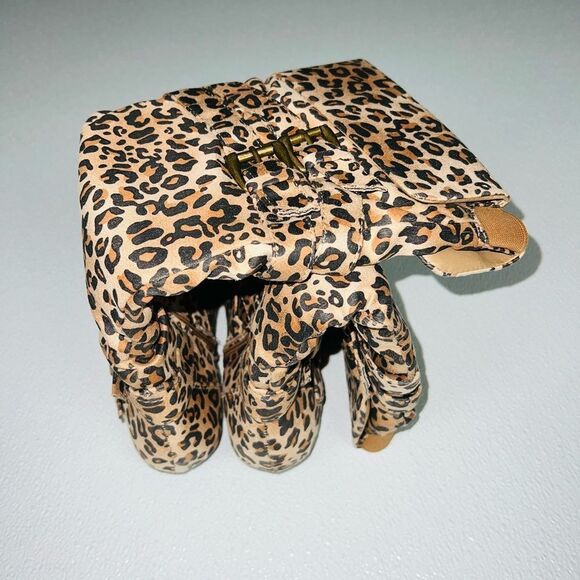 Forever Tammy-41 Camel Leopard Boots Size 6 Brand New - Picture 7 of 8
